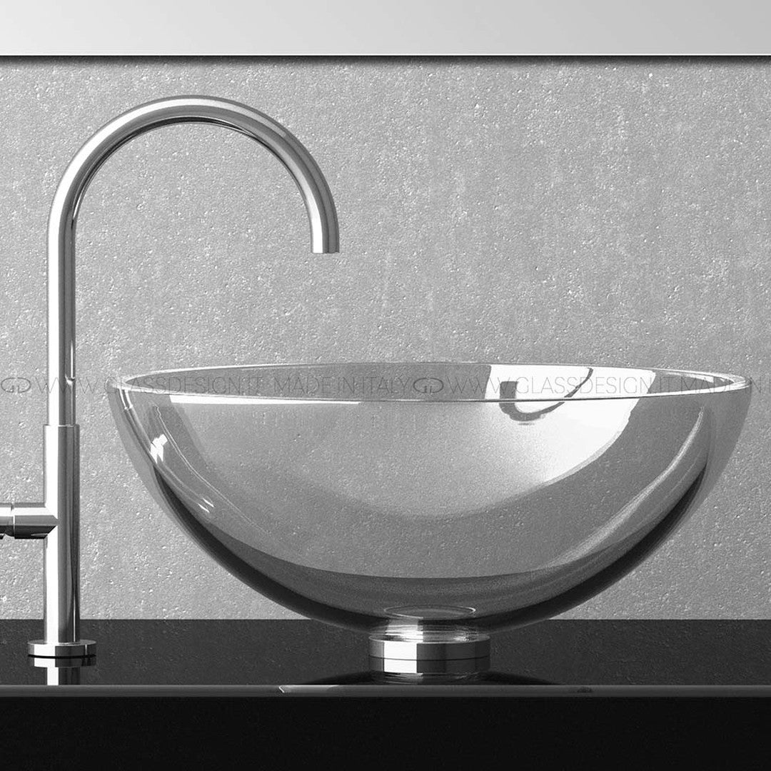 Glass Design Soffio Globo: El Yapımı Kristal Çanak Lavabo Koleksiyonu