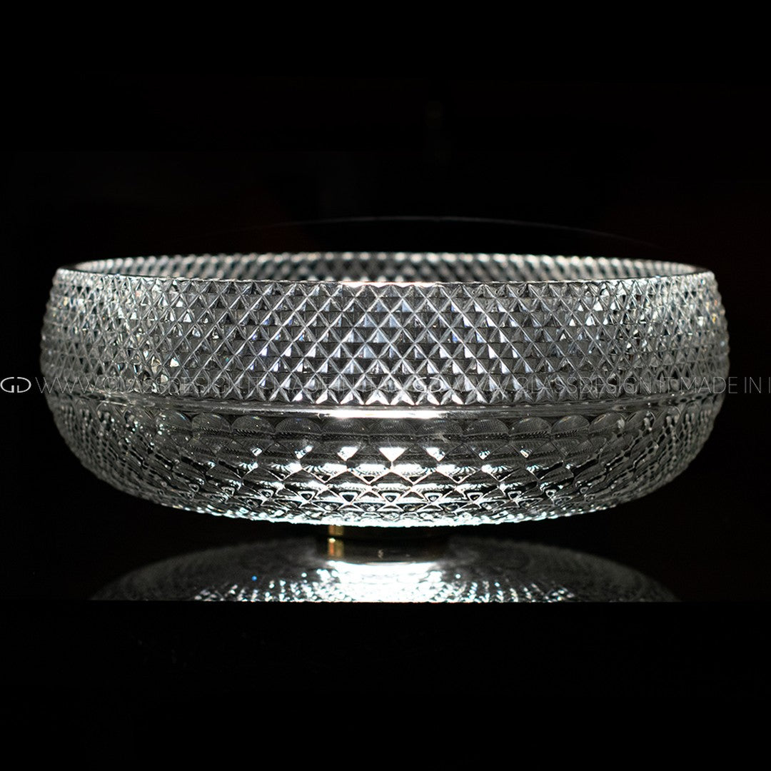 Glass Design Glo Ball Ice Crystal: Şeffaf Kristal Lavabo Koleksiyonu
