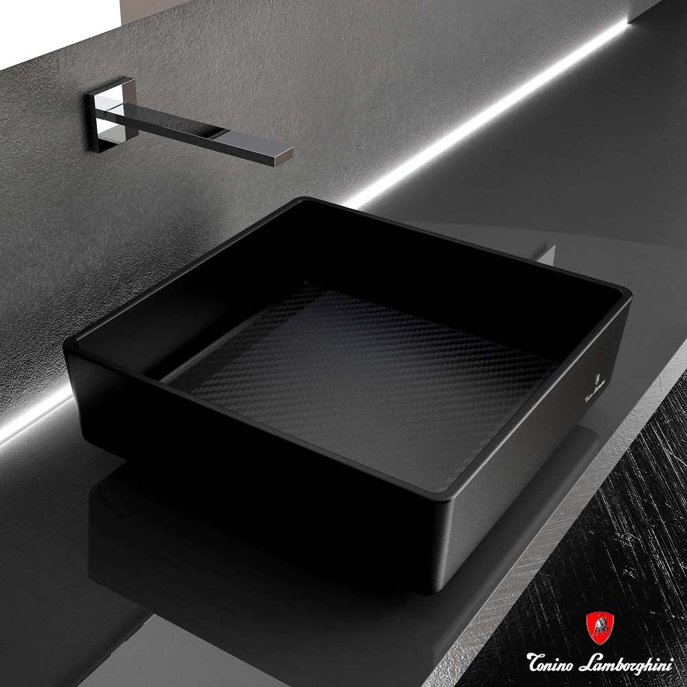 Glass Design x Tonino Lamborghini Carbon Tech Lüks Banyo Koleksiyonu
