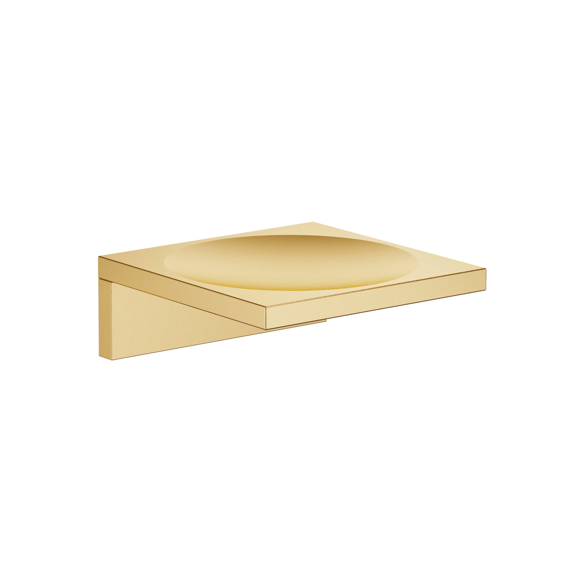 Dornbracht SERIES SPECIFIC Sabunluk, Duvar Modeli — Fırçalanmış Durabrass (23 ayar Altın)