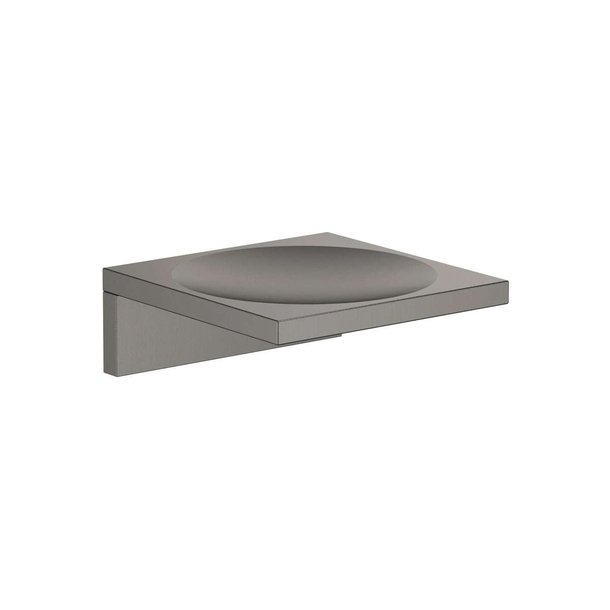 Dornbracht SERIES SPECIFIC Sabunluk, Duvar Modeli — Fırçalanmış Koyu Platin