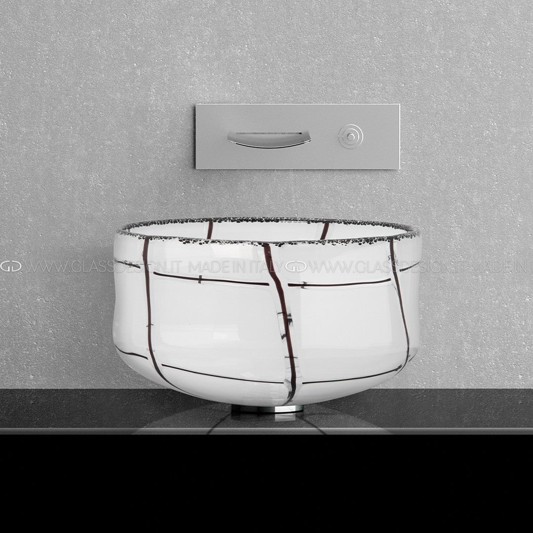 Glass Design Canale Attico: Kristal Çanak Lavabo Koleksiyonu