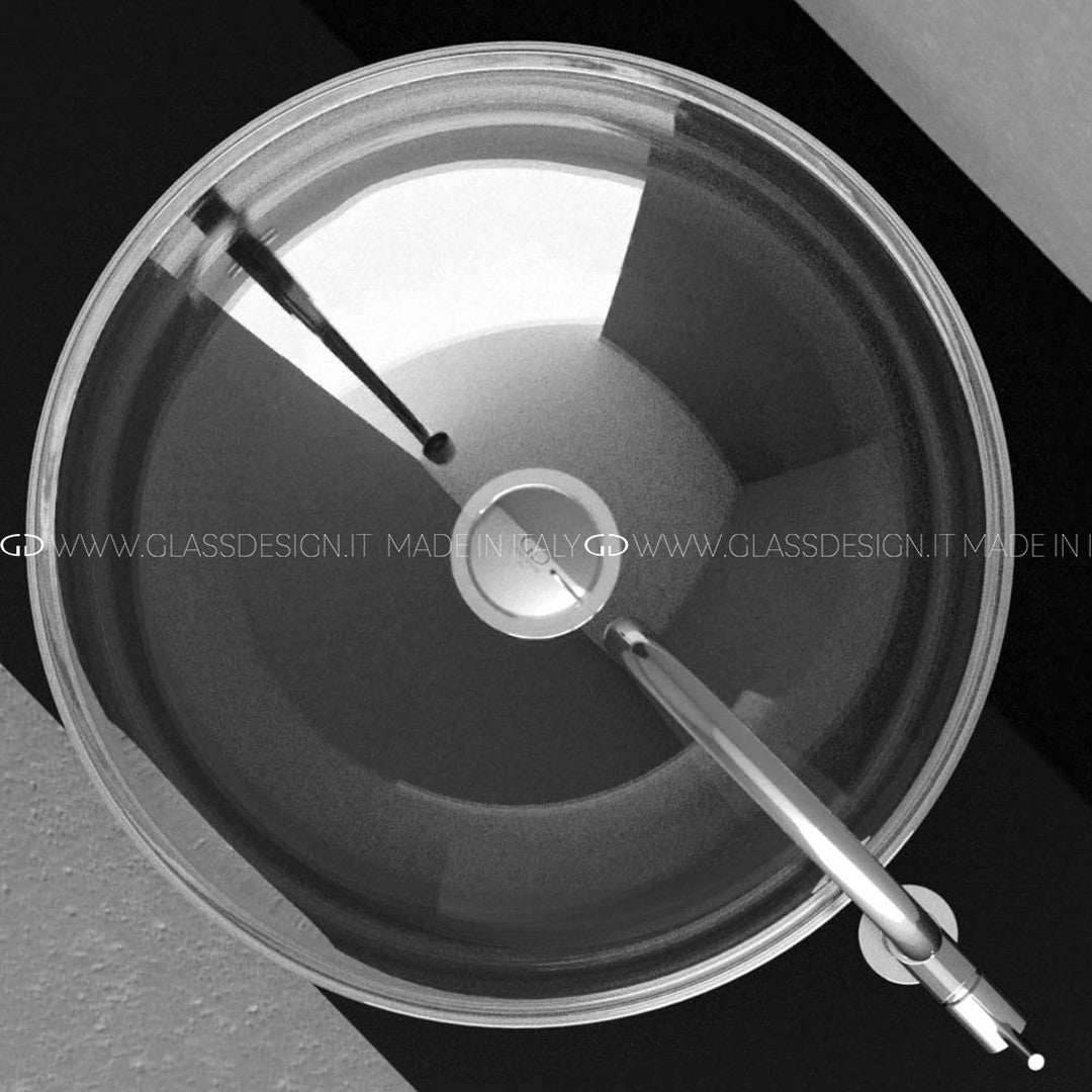Glass Design Soffio Globo: El Yapımı Kristal Çanak Lavabo Koleksiyonu