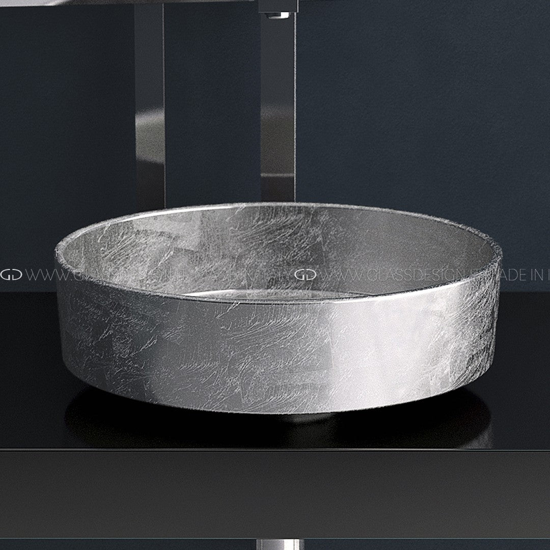 Glass Design Rho: Altın Varak Detaylı Lüks Banyo Koleksiyonu