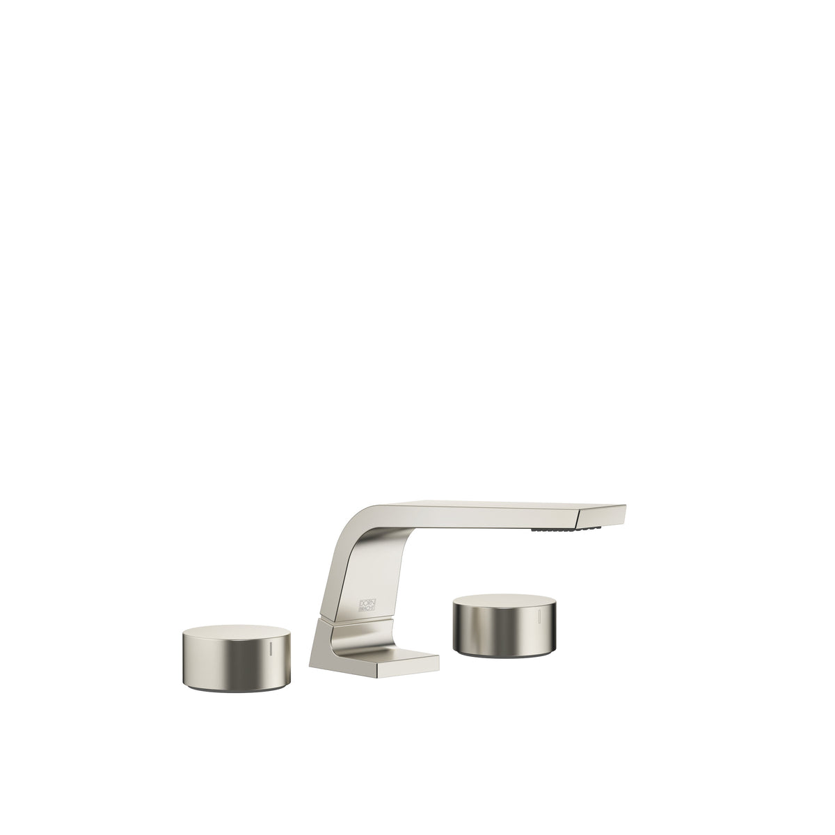 Dornbracht CL.1 Üç Delikli Lavabo Bataryası Süzgeçsiz — Fırçalanmış Platin