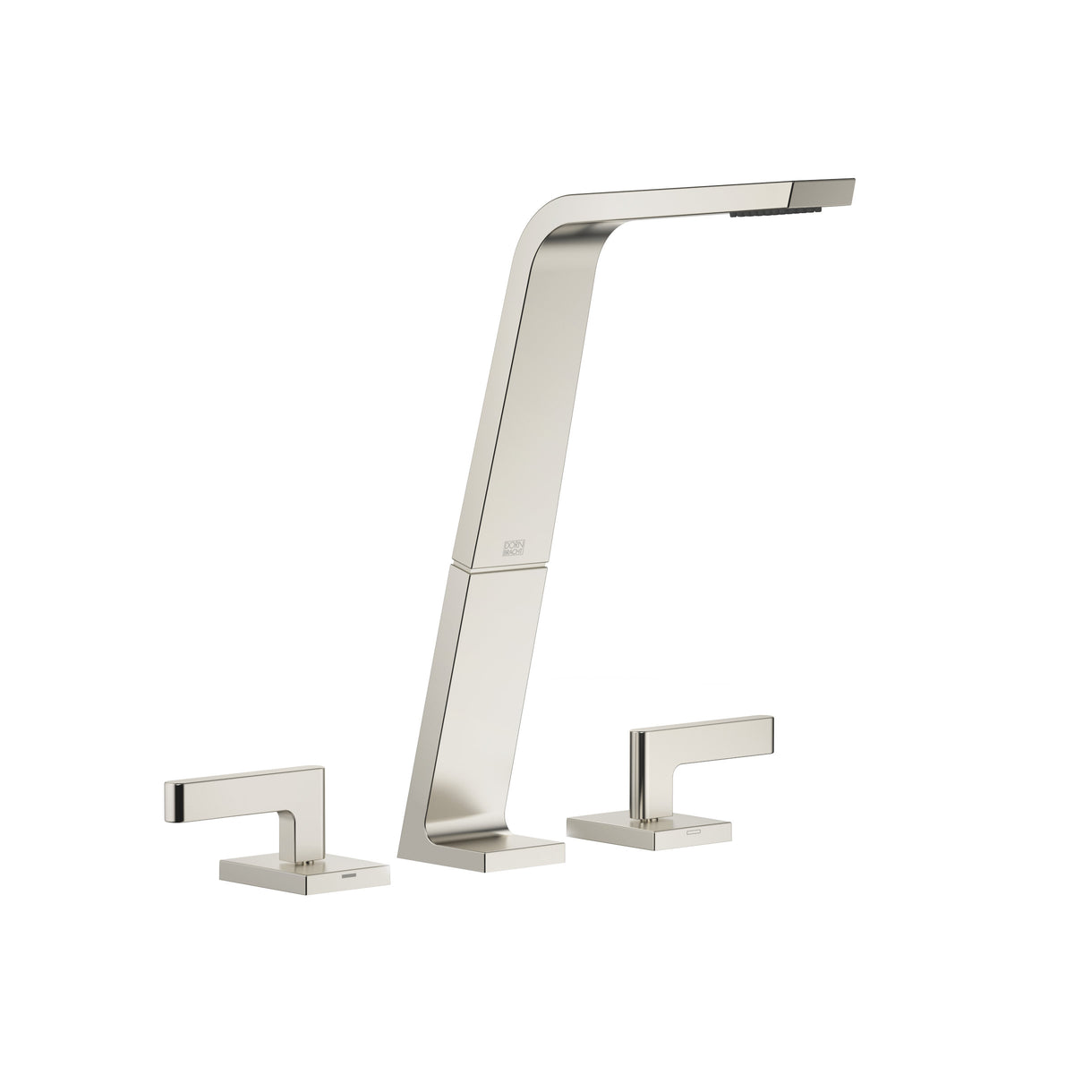 Dornbracht CL.1 Üç Delikli Lavabo Bataryası Süzgeçsiz — Fırçalanmış Platin