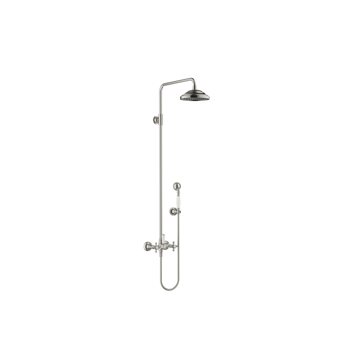 Dornbracht MADISON Duş Kolonu Duş Bataryalı 200 mm — Fırçalanmış Platin