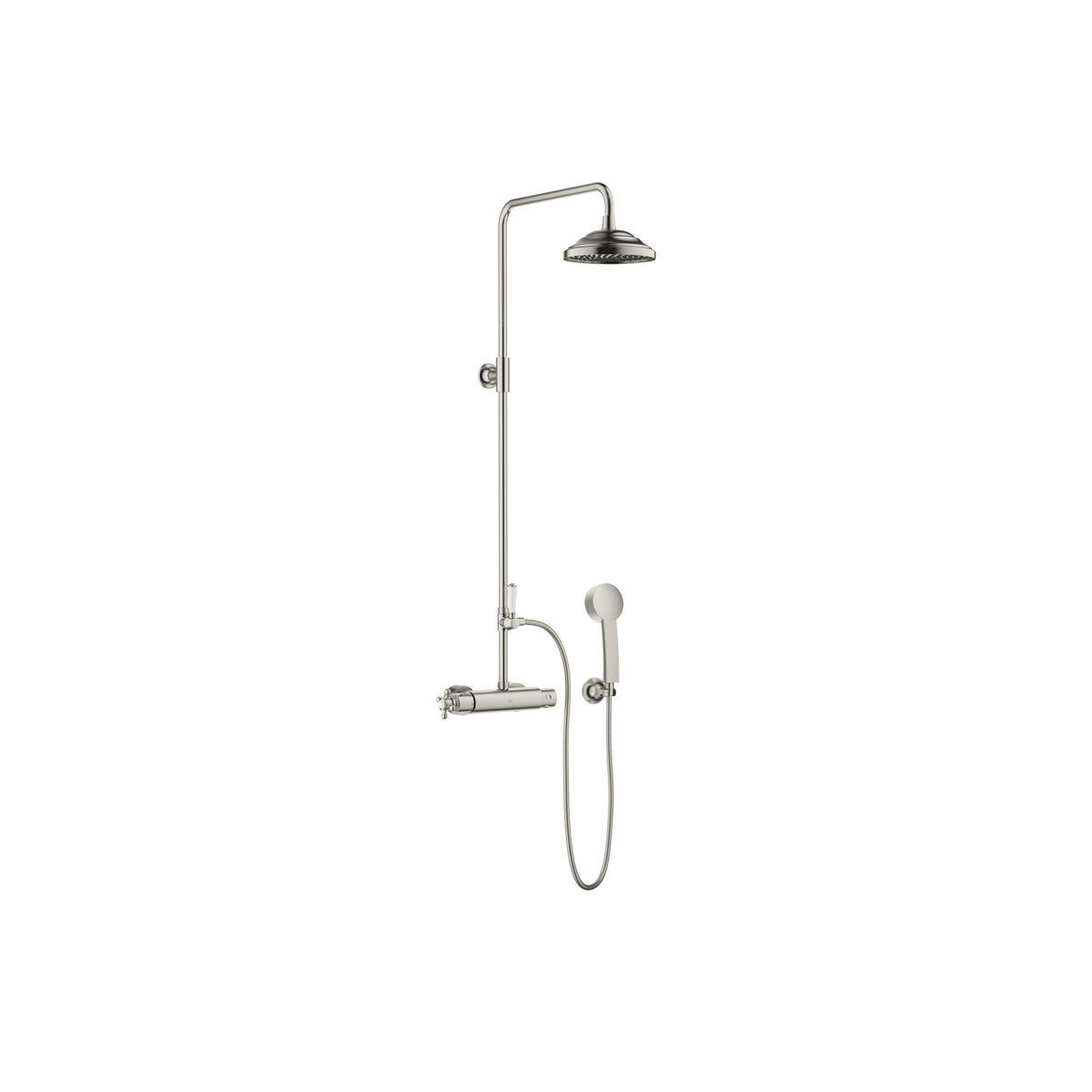 Dornbracht MADISON Duş Kolonu Duş Termostatlı 200 mm — Fırçalanmış Platin