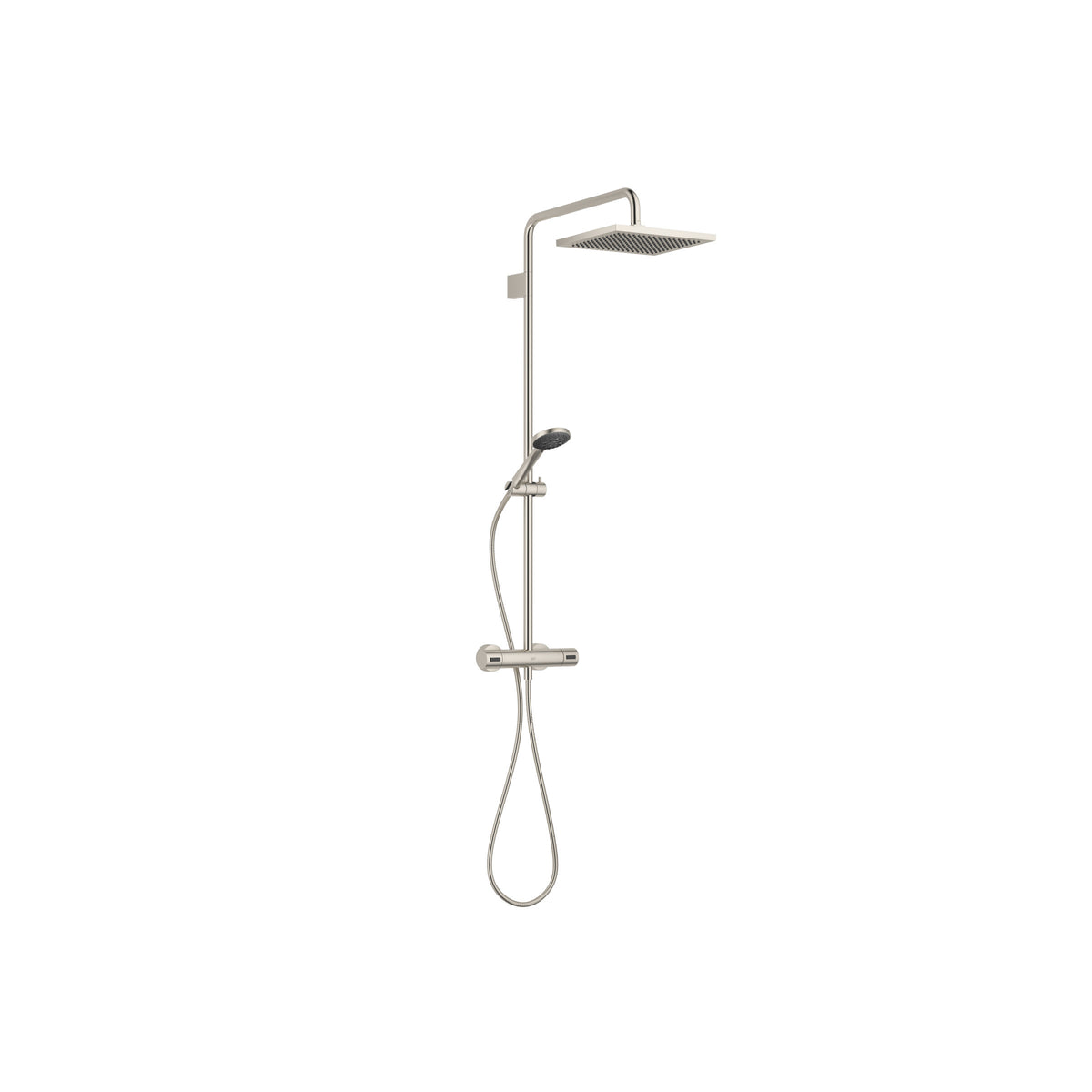 Dornbracht SERIES SPECIFIC Duş Kolonu Duş Termostatlı 300 x 240 mm — Fırçalanmış Platin