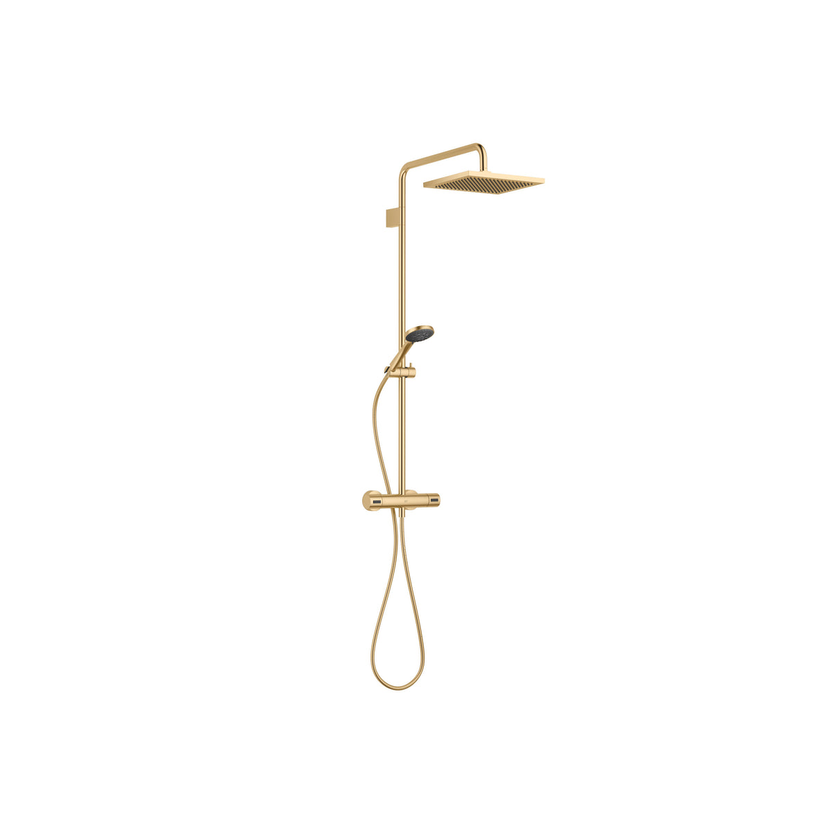 Dornbracht SERIES SPECIFIC Duş Kolonu Duş Termostatlı 300 x 240 mm — Fırçalanmış Durabrass (23 ayar Altın)