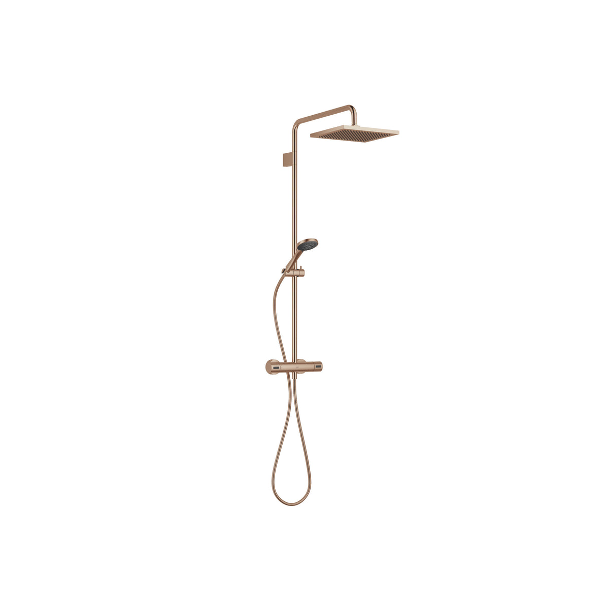 Dornbracht SERIES SPECIFIC Duş Kolonu Duş Termostatlı 300 x 240 mm — Fırçalanmış Bronz (PVD)
