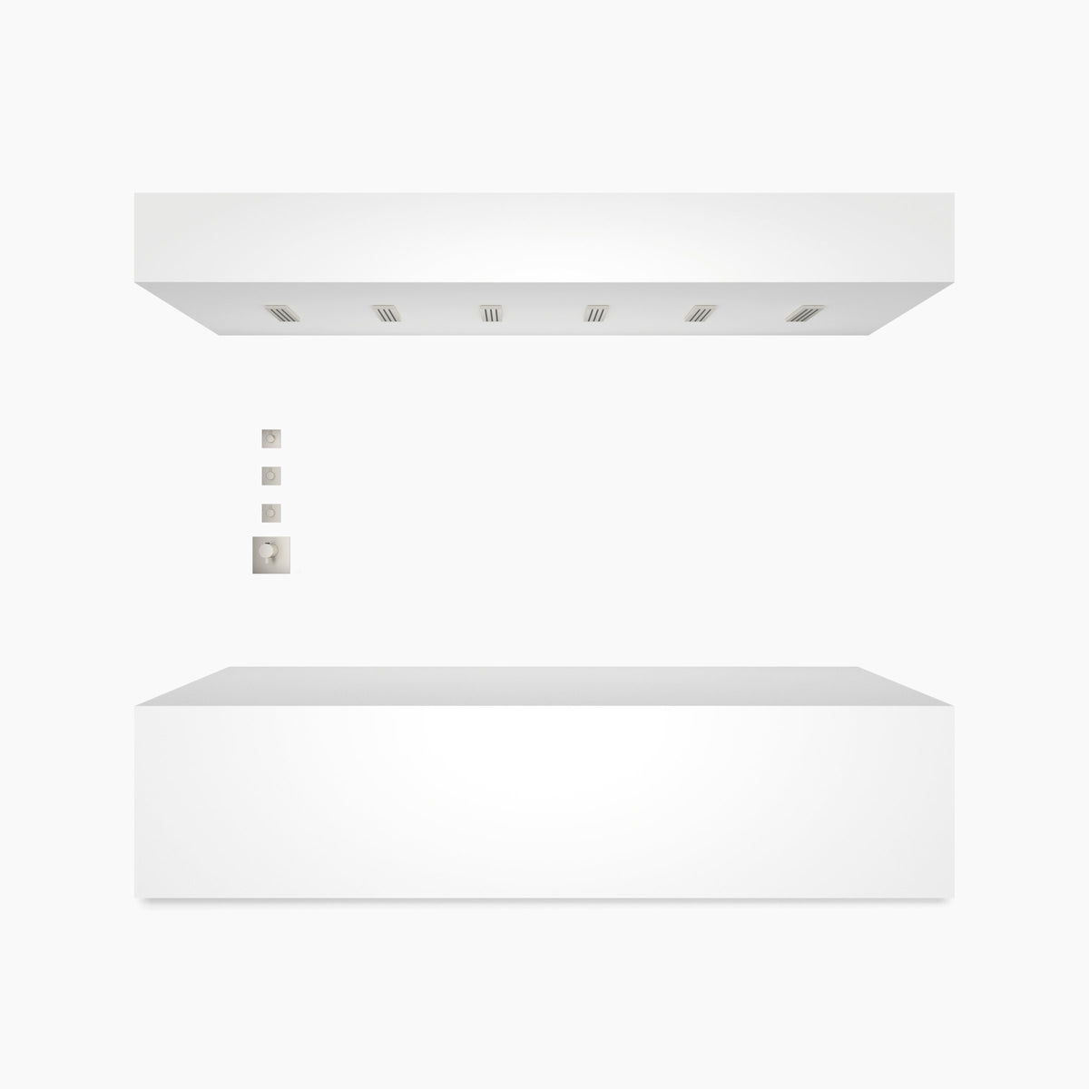 Dornbracht SERIES-VARIOUS HORIZONTAL SHOWER Boyun ve Sırt Masajı — Fırçalanmış Platin