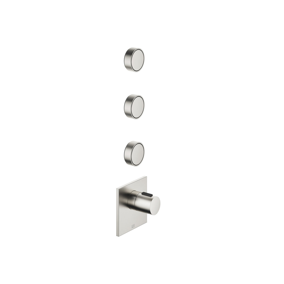 Dornbracht CYO xTOOL Termostat Modülü, 3 Ara Musluklu 1/2" — Fırçalanmış Platin
