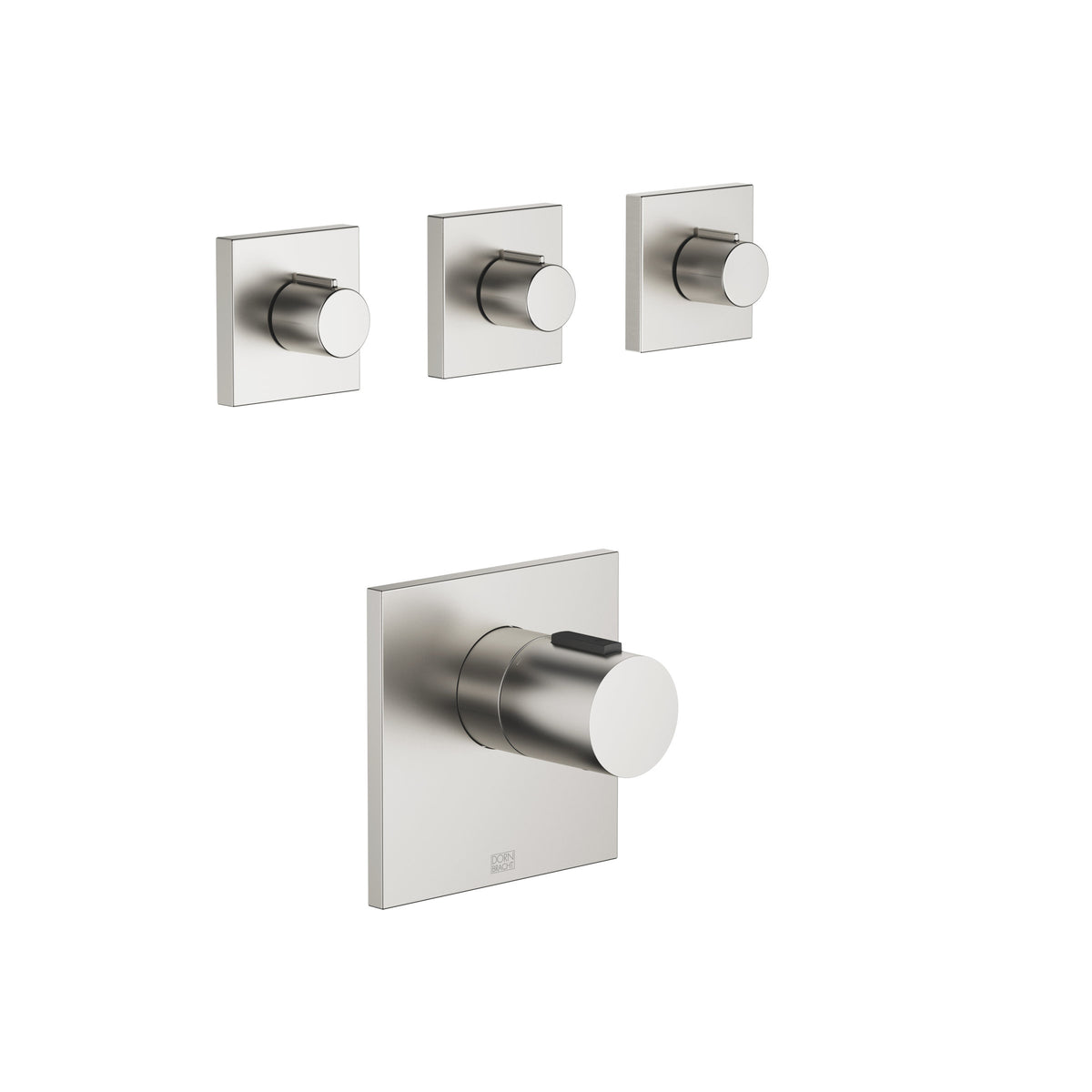 Dornbracht IMO xTOOL Termostat Modülü, 3 Ara Musluklu — Fırçalanmış Platin