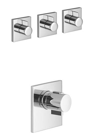 Dornbracht SYMETRICS xTOOL Termostat Modülü — Fırçalanmış Açık Altın (PVD)