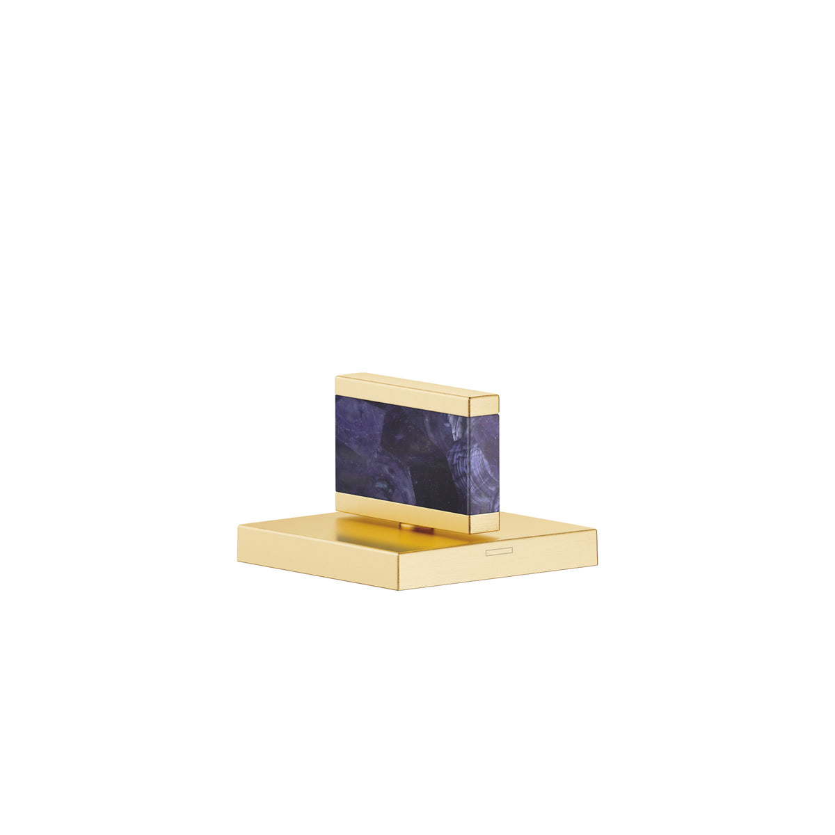 Dornbracht DORNBRACHT Kumanda Kolu Nature Squared Mussel Shell Gaya Blue — Fırçalanmış Durabrass (23 ayar Altın)
