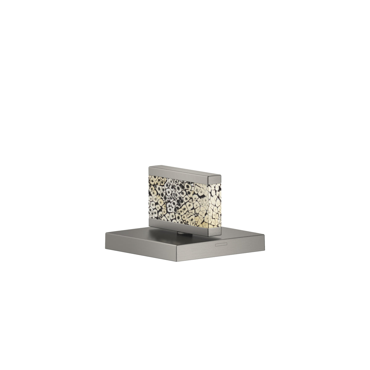 Dornbracht DORNBRACHT Kumanda Kolu Nature Squared Eggshell Snakeskin Black — Fırçalanmış Koyu Platin