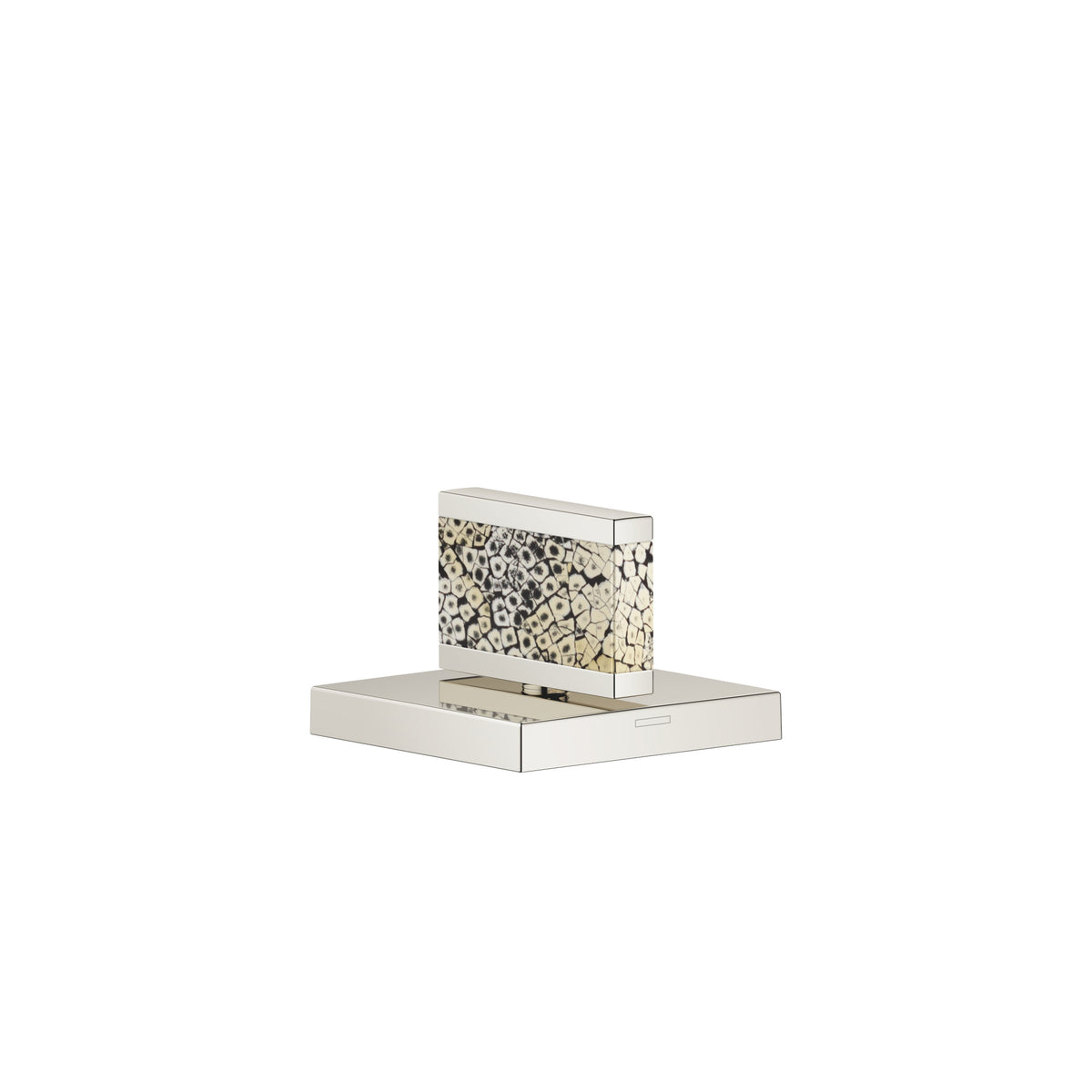Dornbracht DORNBRACHT Kumanda Kolu Nature Squared Eggshell Snakeskin Black — Platin