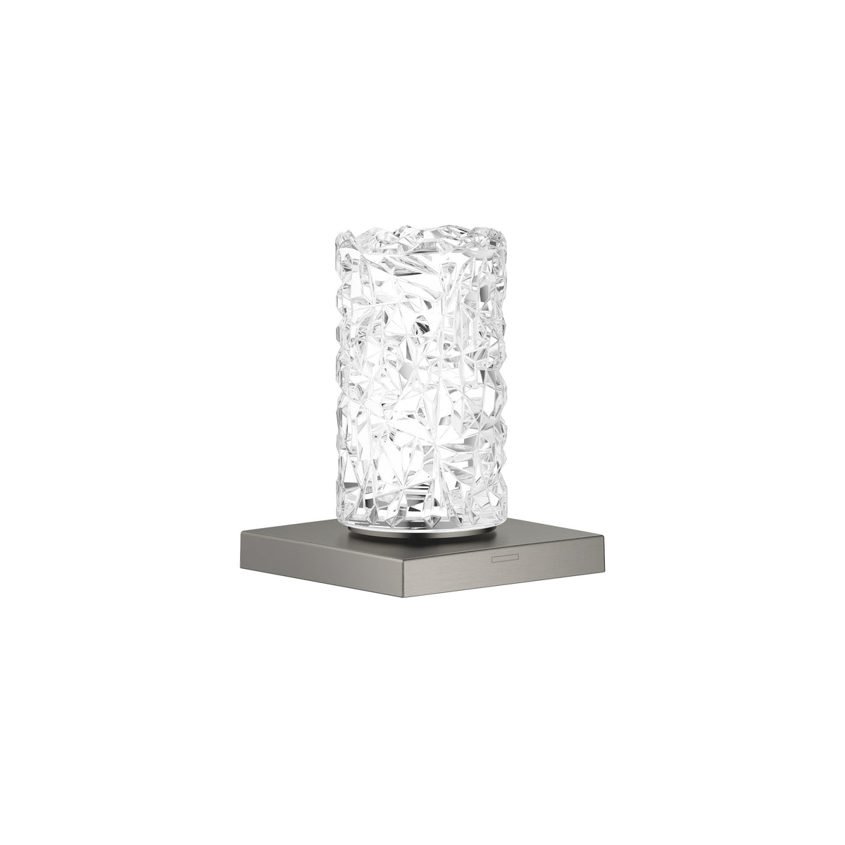 Dornbracht DORNBRACHT Kumanda Kolu Glass Design ICE Orta — Fırçalanmış Koyu Platin