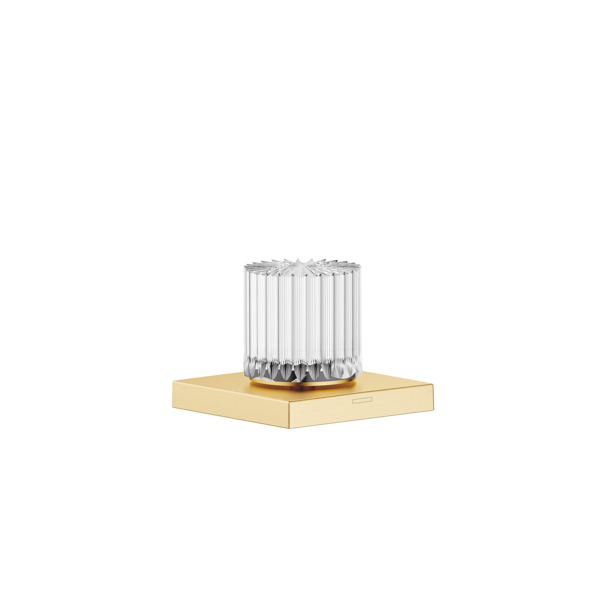 Dornbracht DORNBRACHT Kumanda Kolu Glass Design CLIVIA Küçük — Fırçalanmış Durabrass (23 ayar Altın)