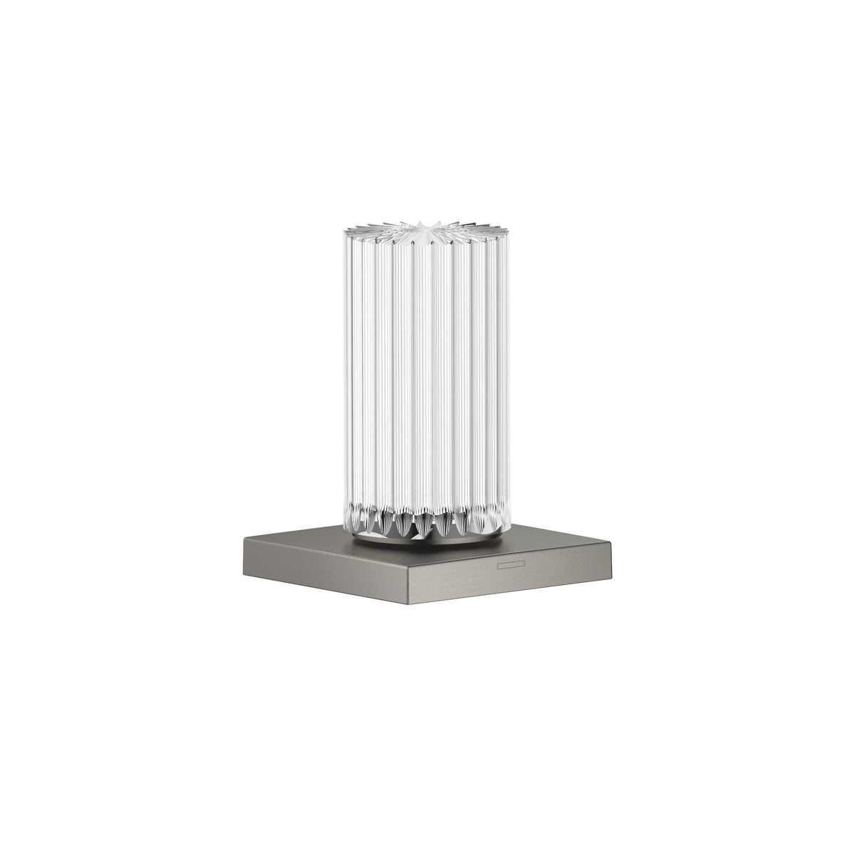 Dornbracht DORNBRACHT Kumanda Kolu Glass Design CLIVIA Orta — Fırçalanmış Koyu Platin