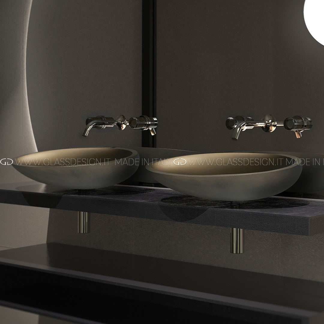 Glass Design Kool Max: Kristal Çanak Lavabo Koleksiyonu