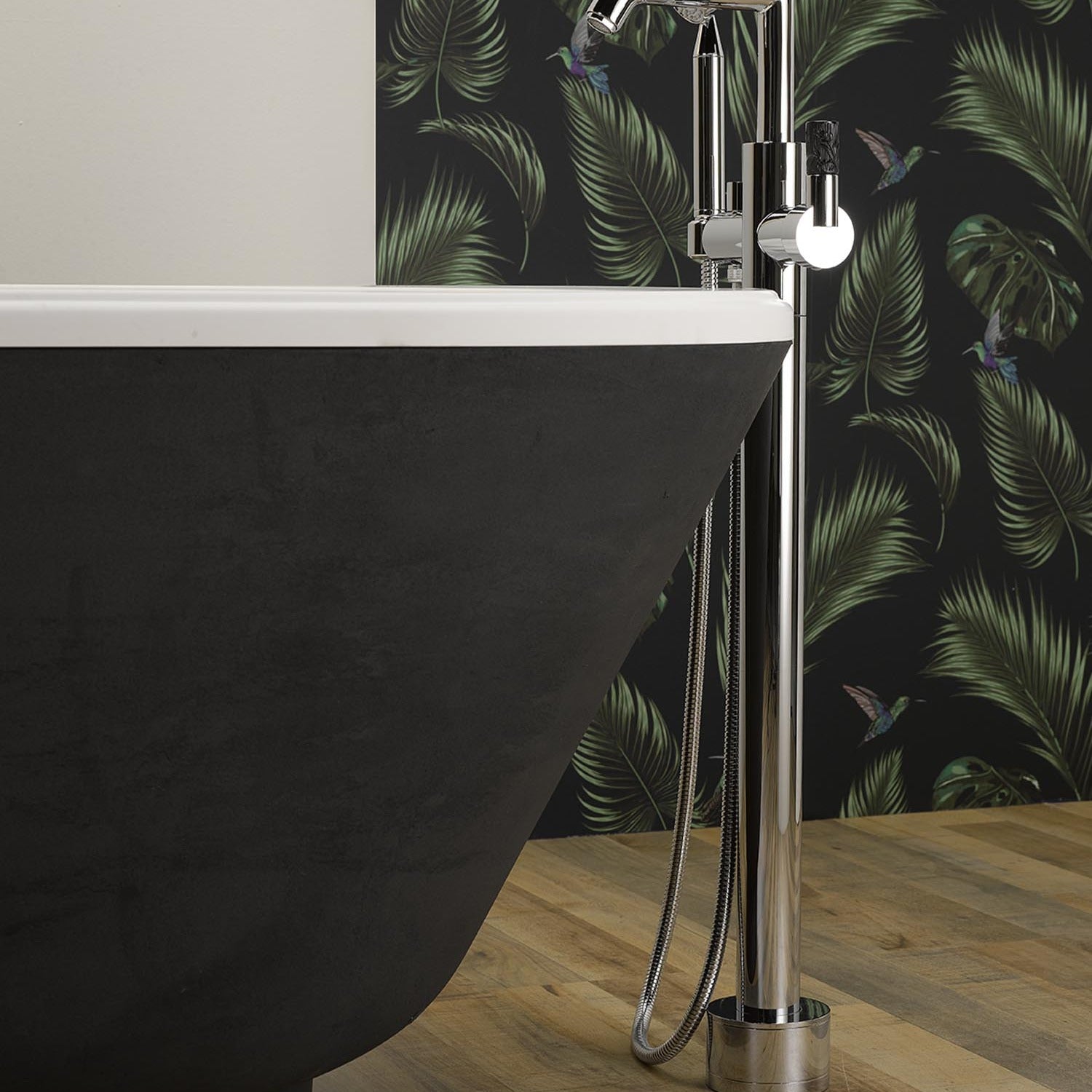 THG Paris Bambou Black Crystal Lüks Armatür Koleksiyonu