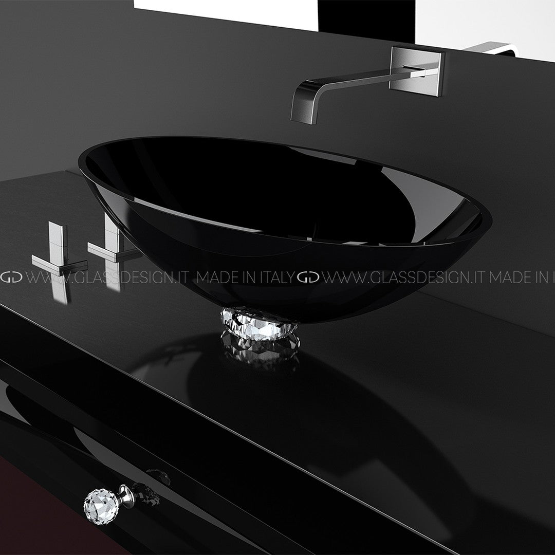 Glass Design Collier: Kristal Çanak Lavabo Koleksiyonu