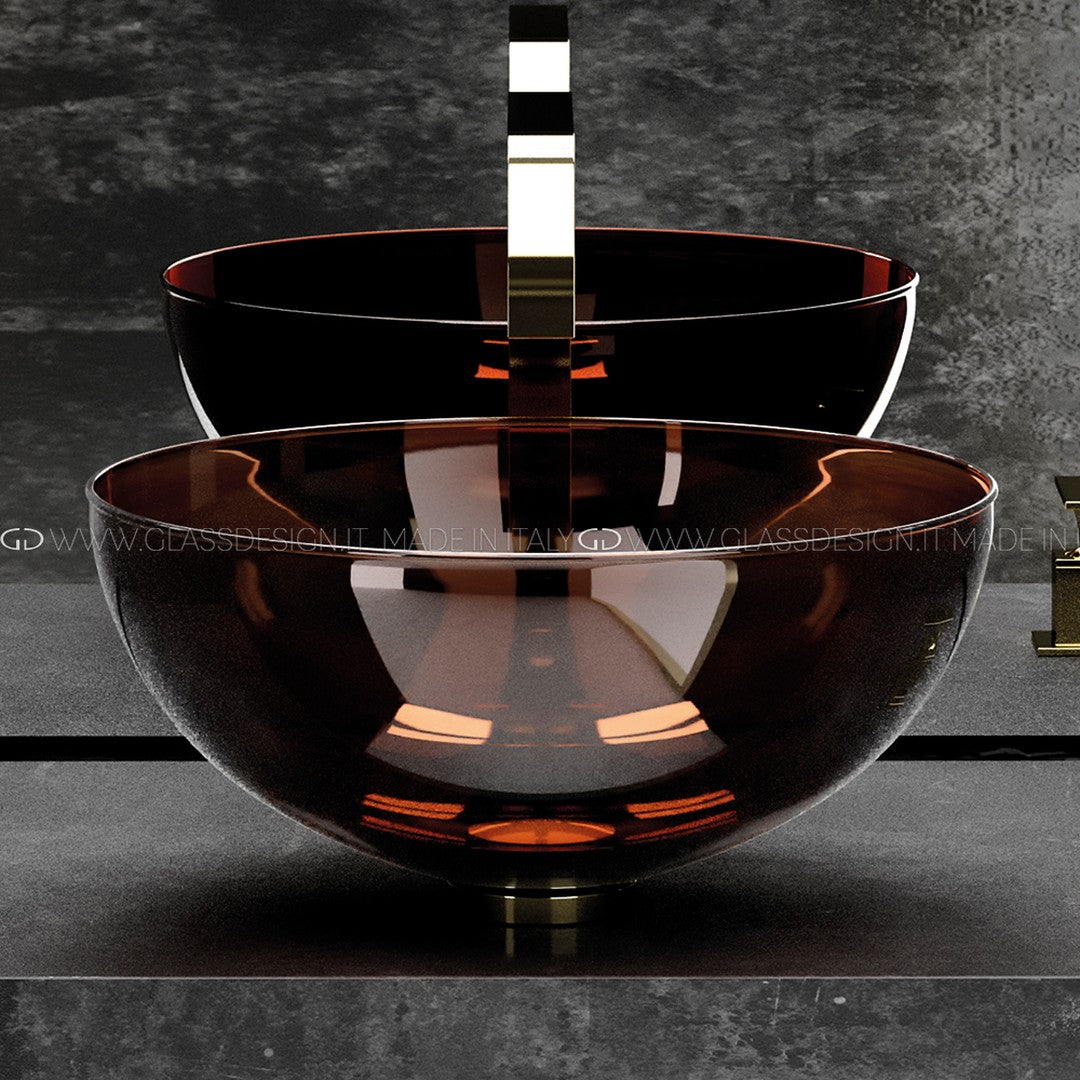 Glass Design Laguna: Kristal Çanak Lavabo Koleksiyonu