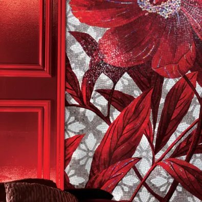 SICIS Flower Power: Sanatsal Mozaik Koleksiyonu ile Duvarlar Canlanıyor
