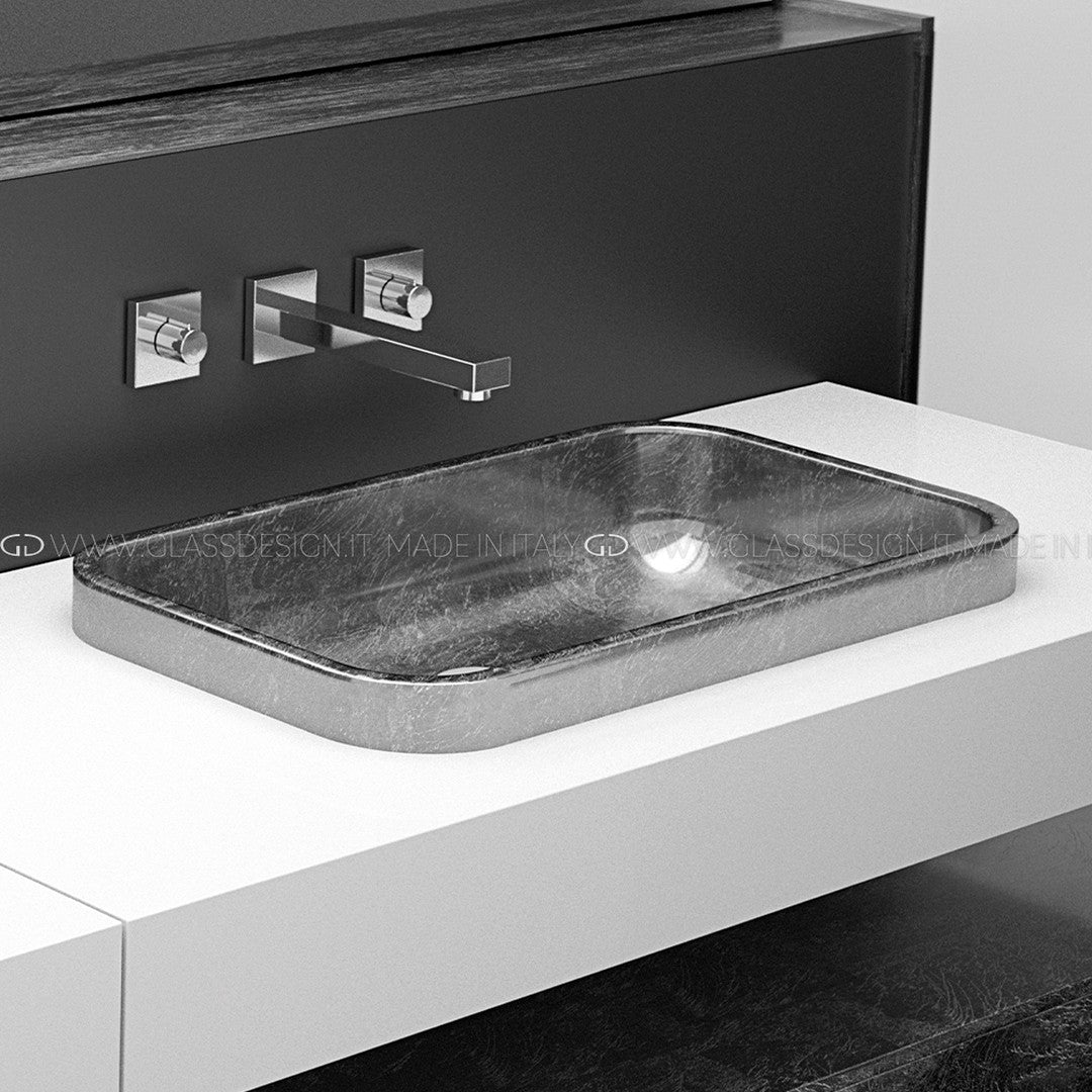 Glass Design Play In: Entegre Lavabolu Lüks Banyo Koleksiyonu