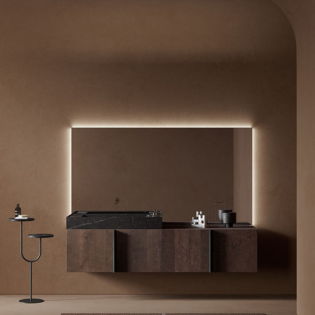 Inbani Paral S4 Wood: Ham Meşe ile Lüks Banyo Mobilyası Aksesuarı