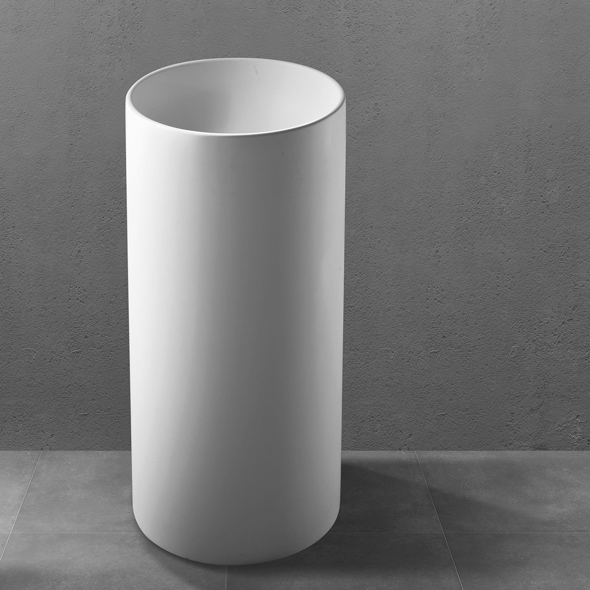 Cipì The Tube: Katı Yüzey Free Standing Lavabo Koleksiyonu