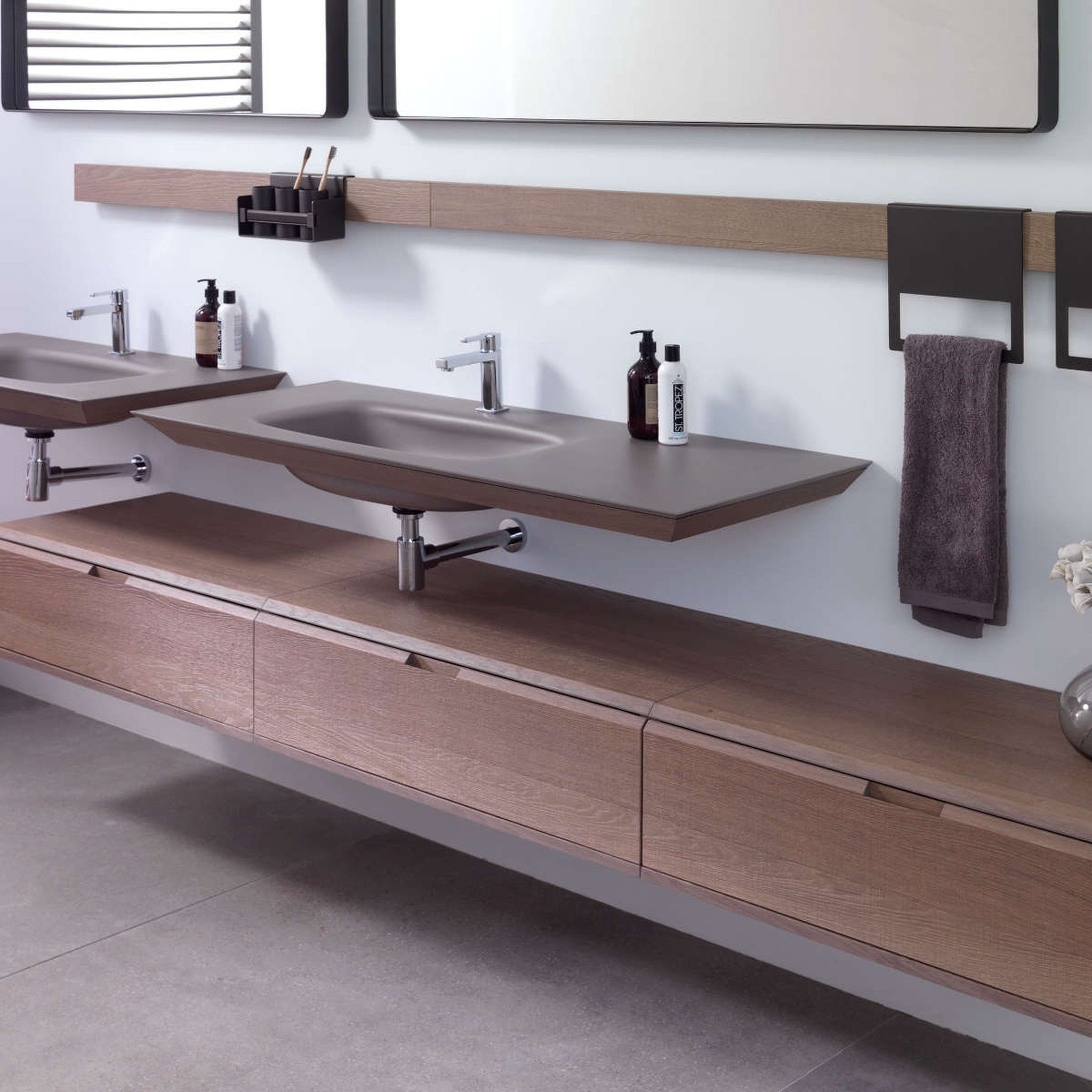 GAMA Decor Mertens: Duvar Askılı Lüks Banyo Mobilyası Koleksiyonu