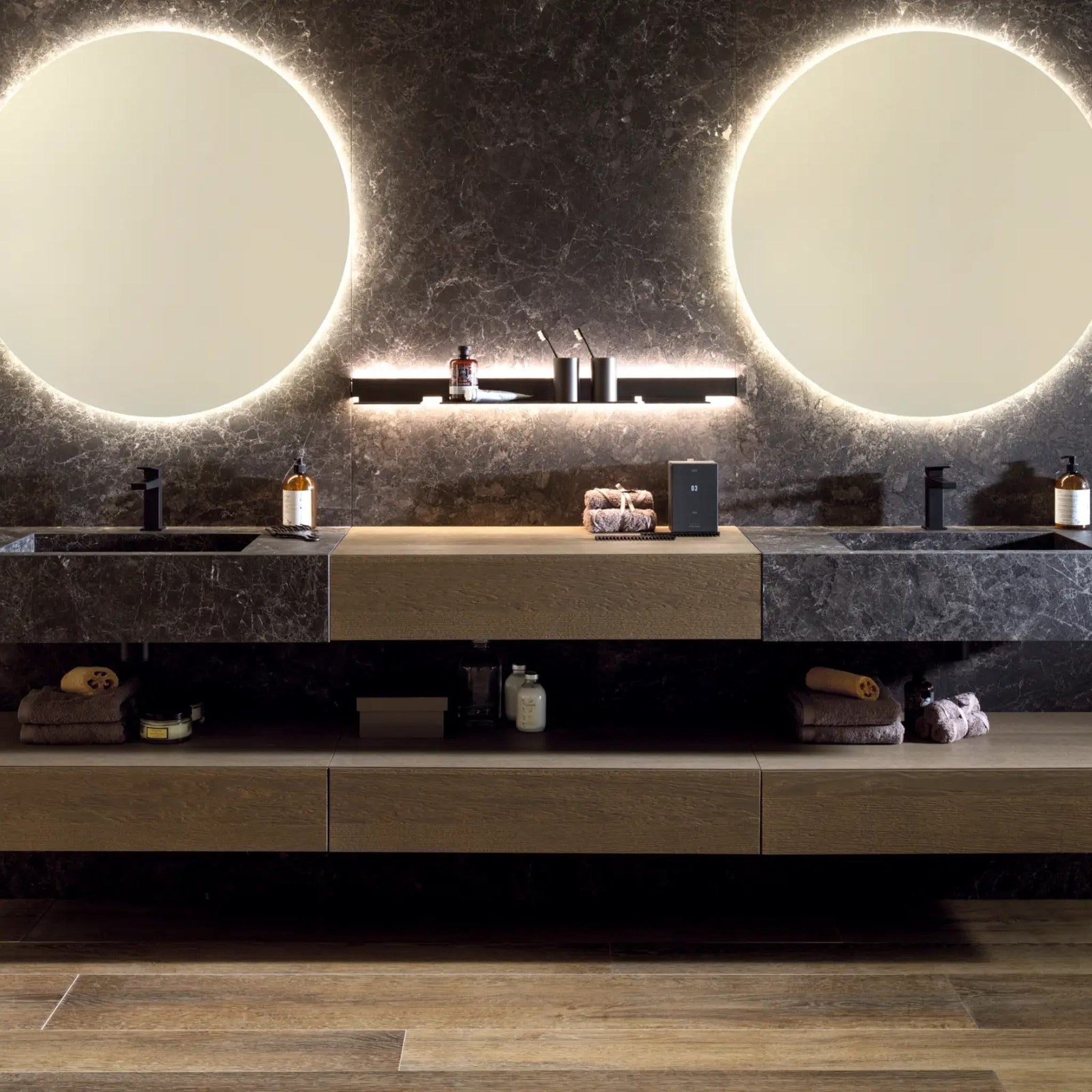 GAMA Decor Vertice: Konfigüre Edilebilir Banyo Mobilyası Koleksiyonu