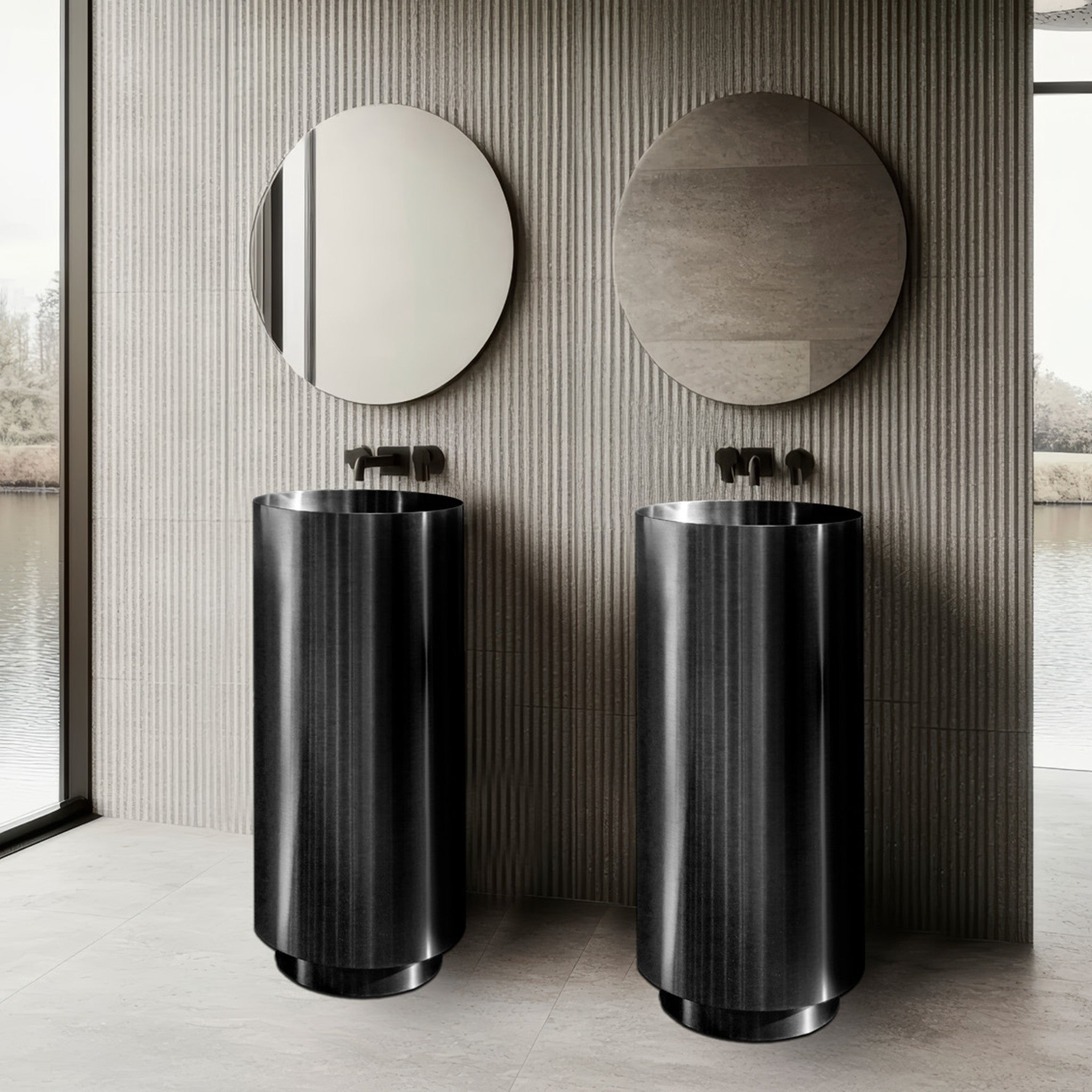 Cipì Foyer Freestanding Metal Lavabo Koleksiyonu