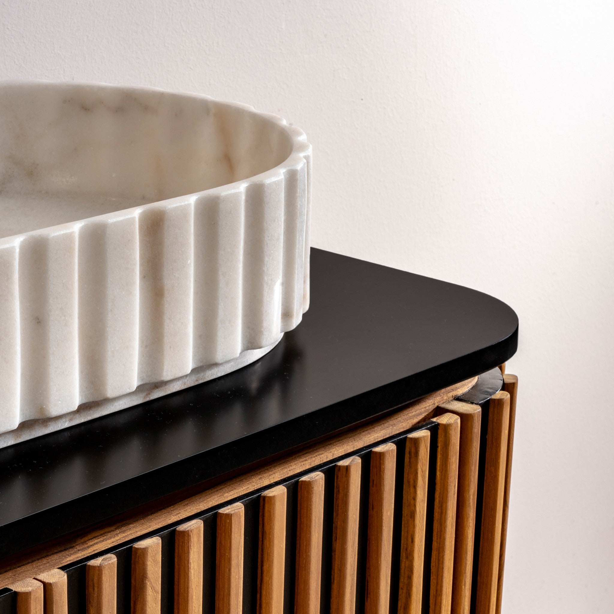 Cipì Moon White Mermer Lavabo Koleksiyonu | Doğal Taşın Zarafeti