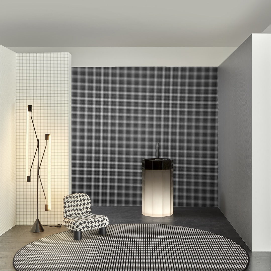 Antonio Lupi Vitreo Ayaklı LED Lavabo