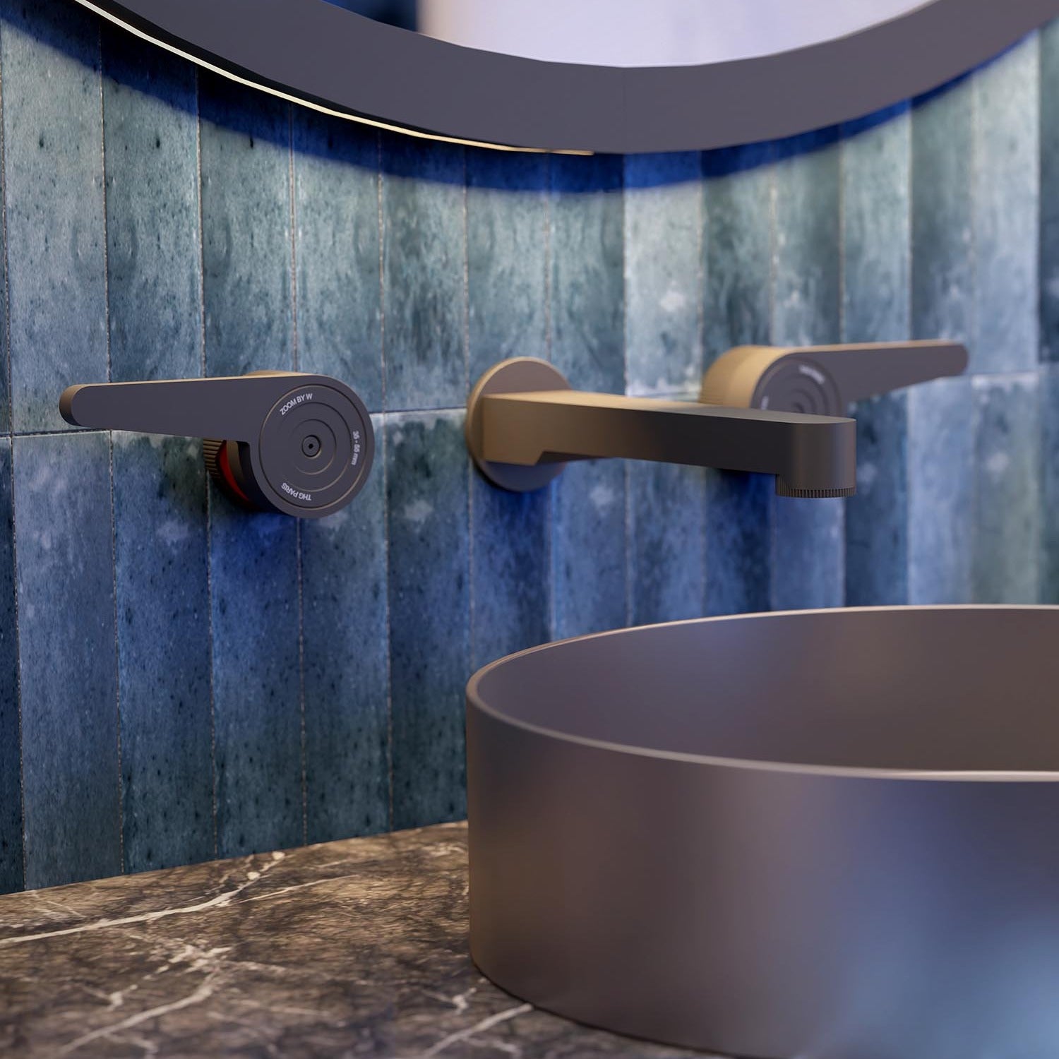 THG Paris Zoom.12: Geometrik Ruhlu Lüks Banyo Armatürü