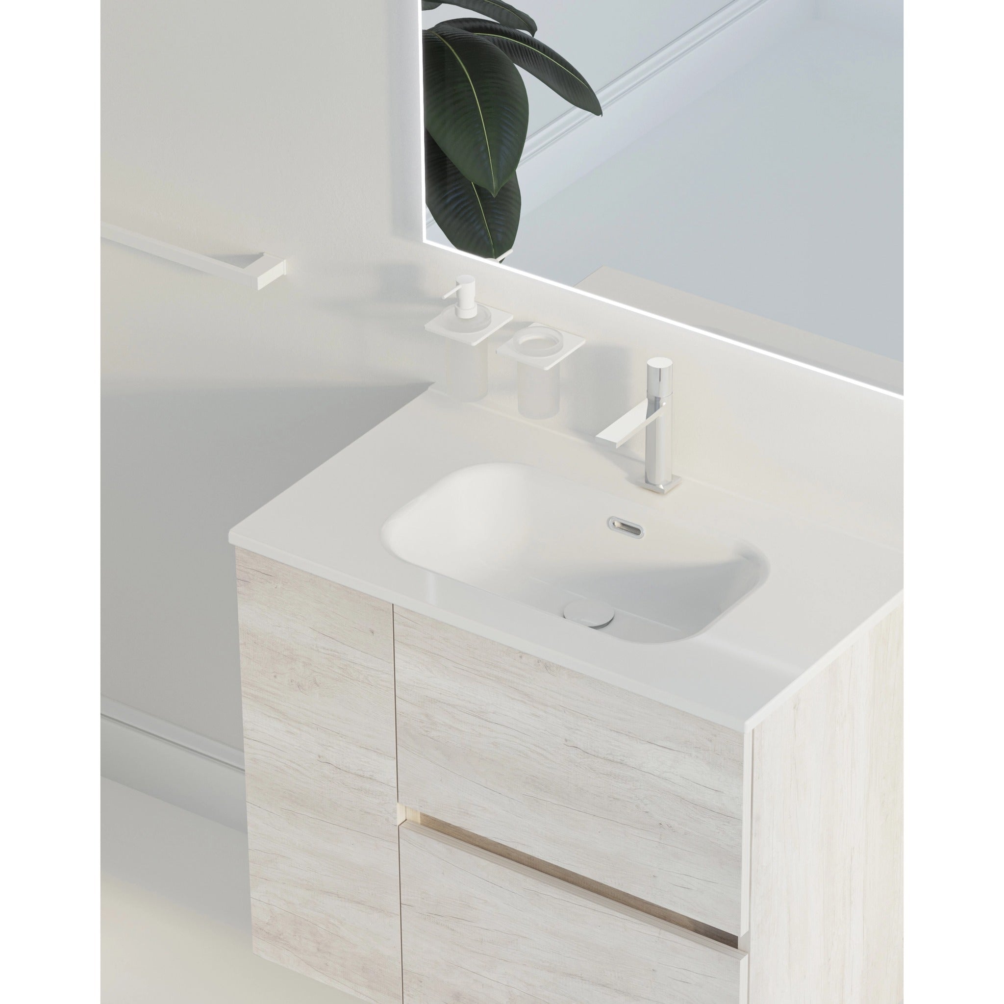 Sonia Bath Beyaz Metal Sabunluk | Zarif Banyo Aksesuar