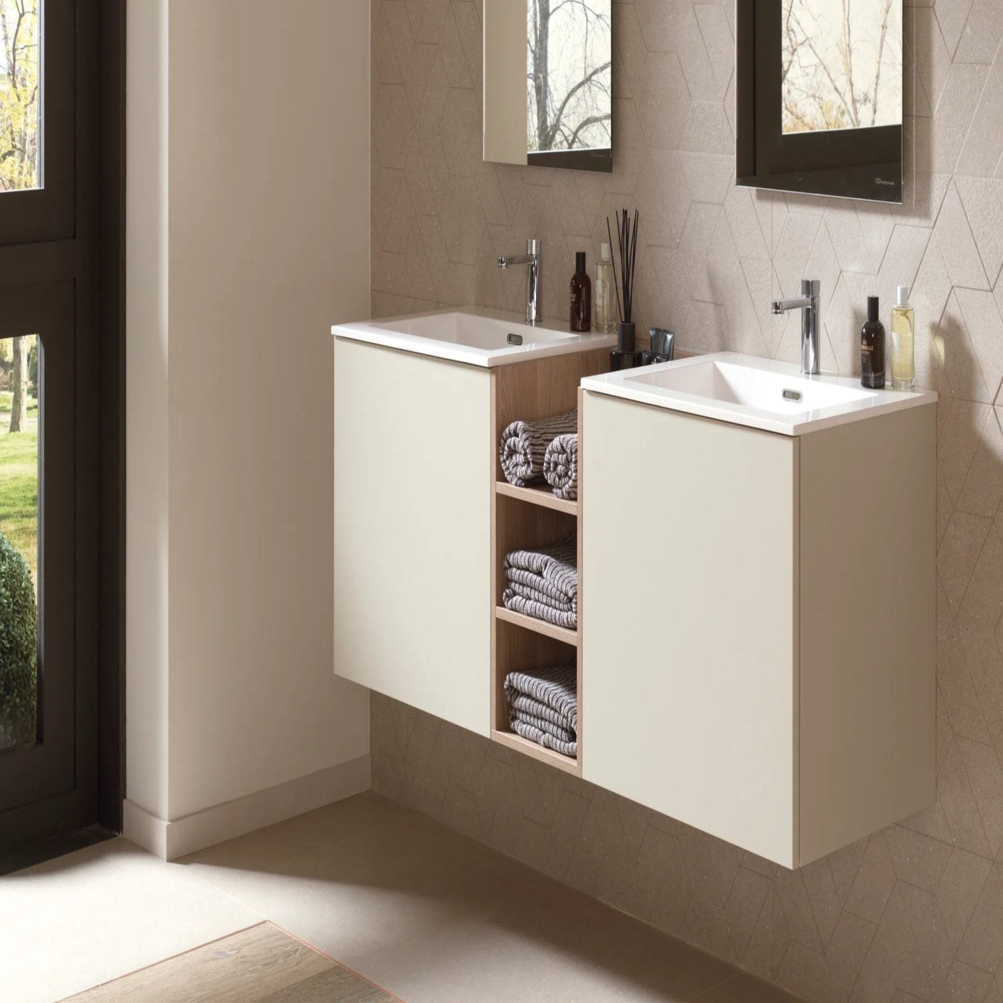 GAMA Decor Flexa Kompakt Banyo Mobilyası | Modüler Lüks