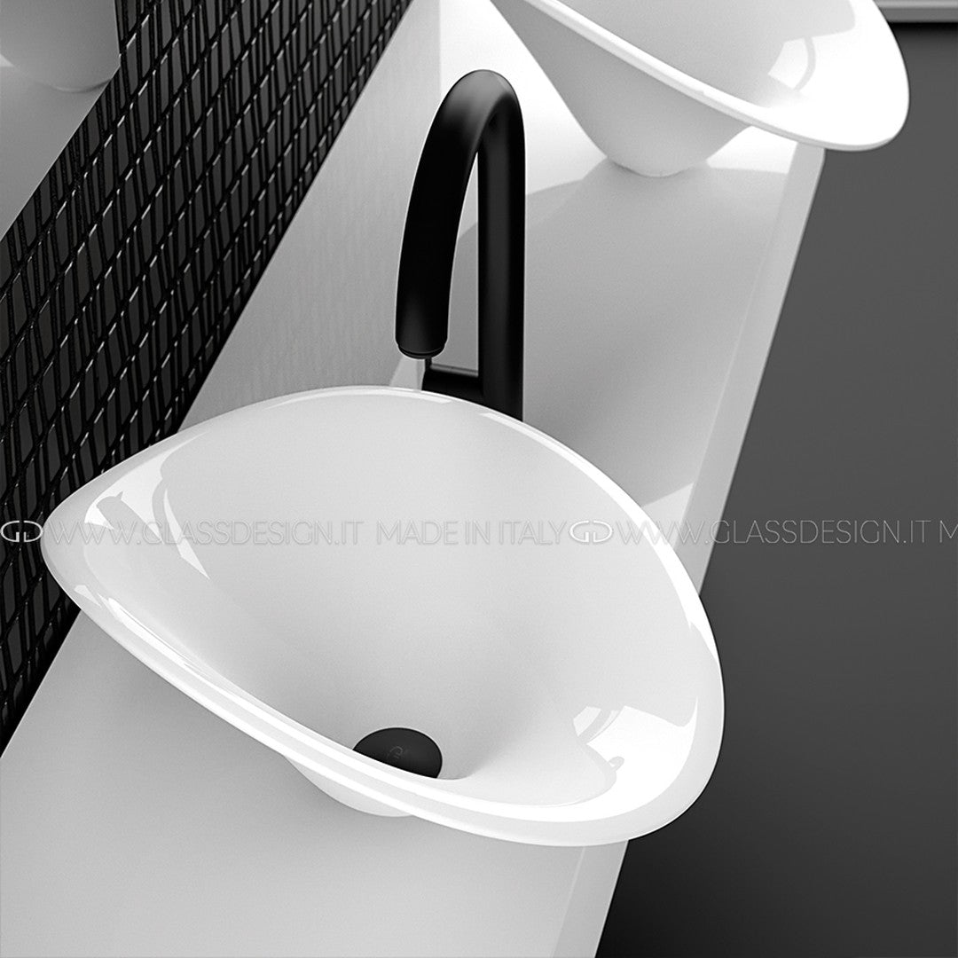 Glass Design Flower: El Yapımı Kristal Çanak Lavabo Koleksiyonu