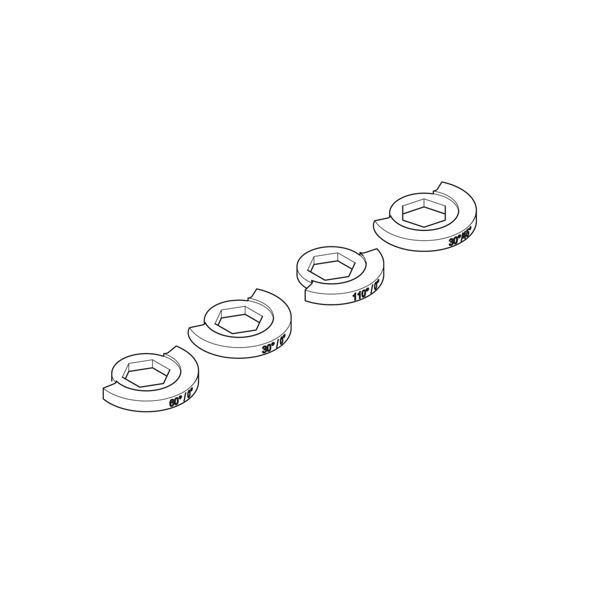 Dornbracht SERIES-VARIOUS Dönüş Sınırlayıcı Seti — Standart