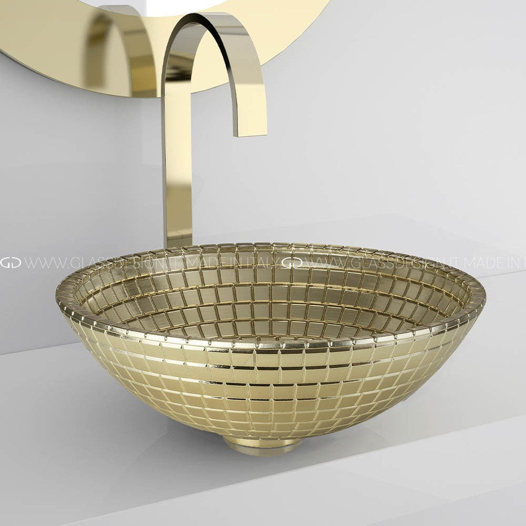Glass Design Mosaic: Kristal Çanak Lavabo Koleksiyonu