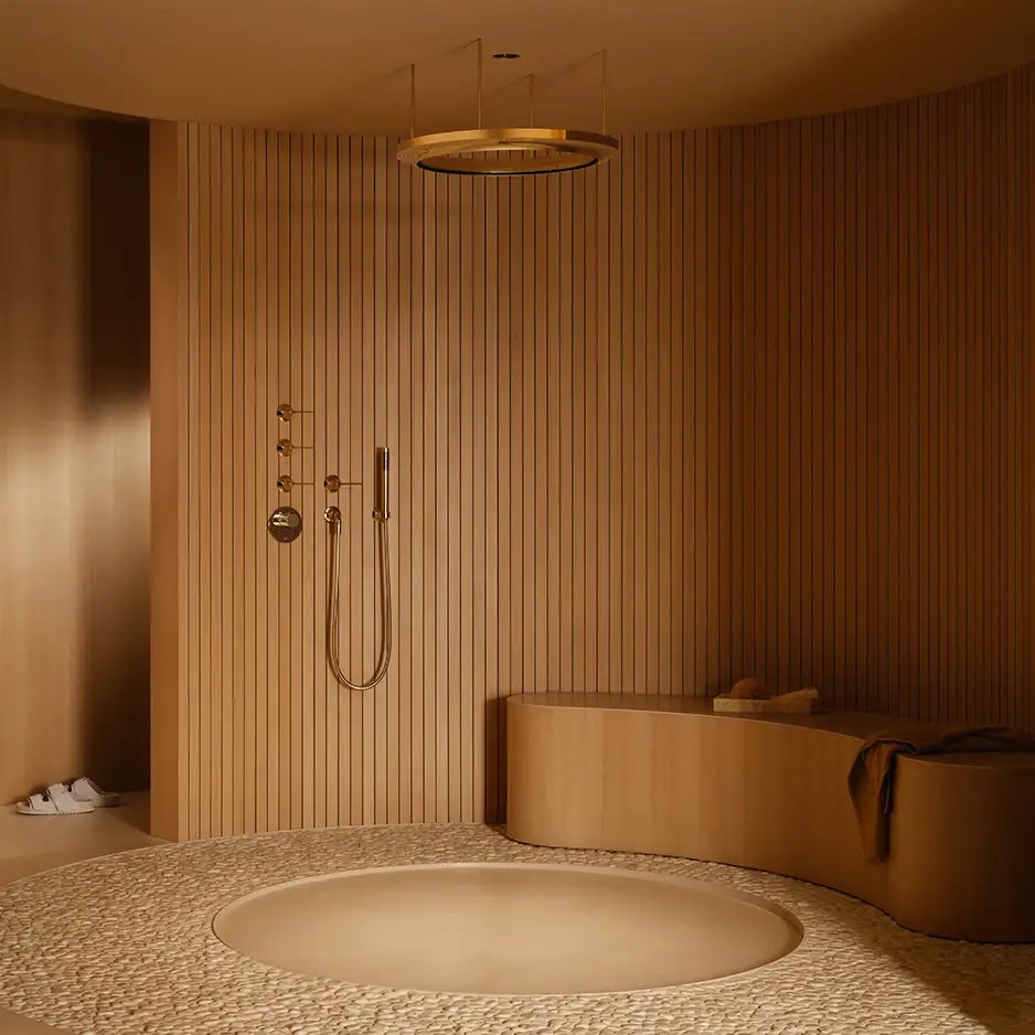 Dornbracht AQUAHALO: Mimariye Entegre Premium Duş Sistemi