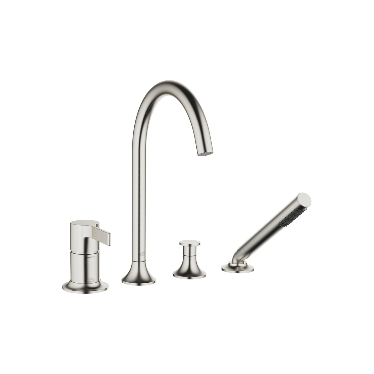 Dornbracht VAIA Küvet Kenarı El Duşu Seti — Fırçalanmış Platin