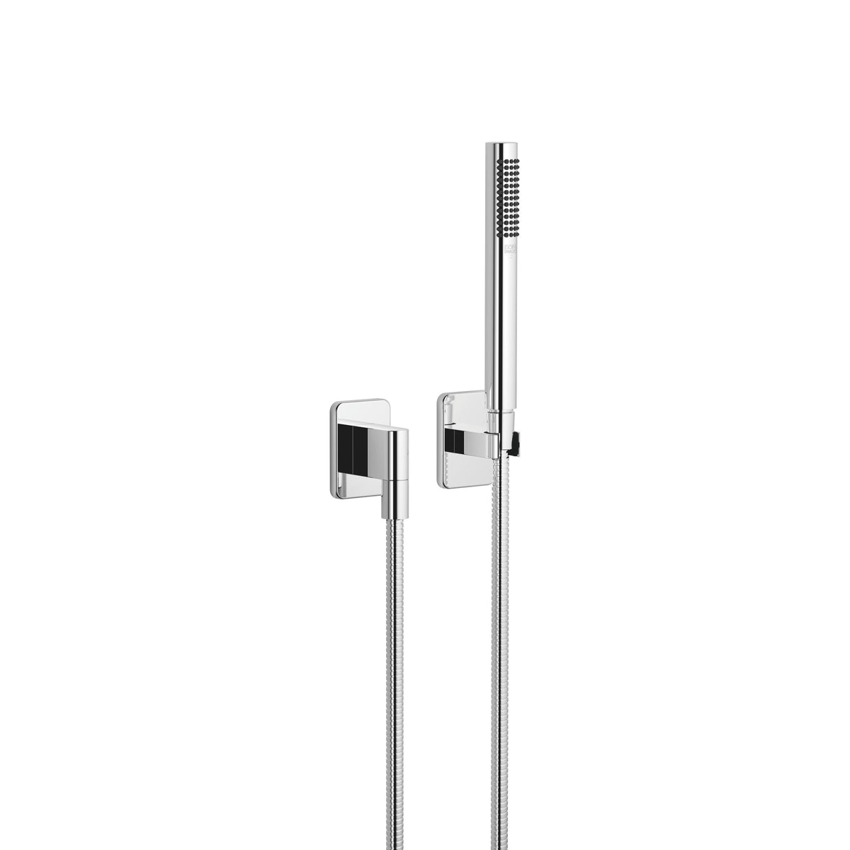 Dornbracht LULU El Duşu Seti, Ayrı Rozetli — FlowReduce — Krom