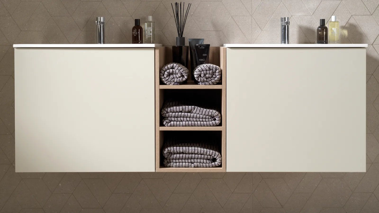 GAMA Decor Flexa Kompakt Banyo Mobilyası | Modüler Lüks