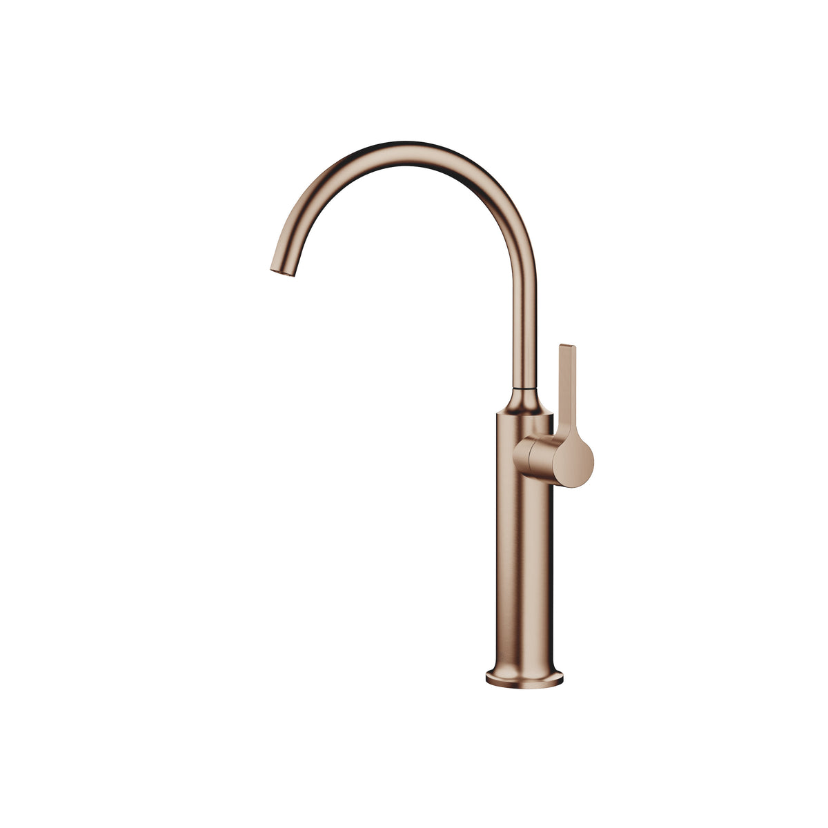 Dornbracht VAIA Tek Kollu Lavabo Bataryası Yüksek Tabanlı Süzgeçsiz — Fırçalanmış Bronz (PVD)