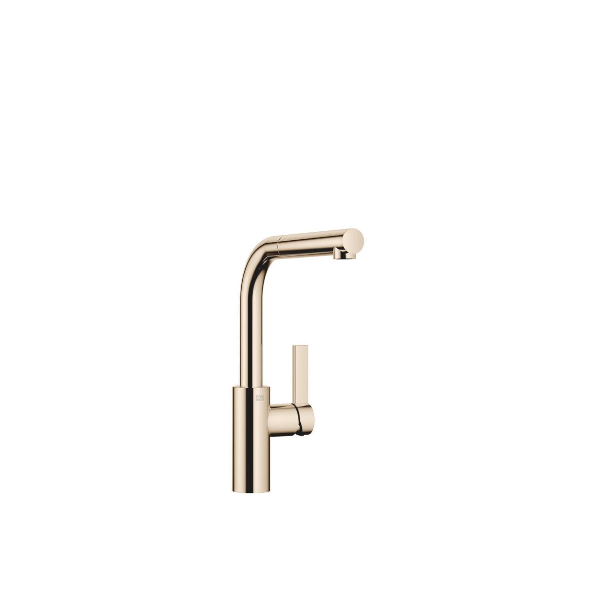 Dornbracht ELIO Tek Kollu Batarya Dışa Çekmeli — Şampanya (22 ayar Altın)